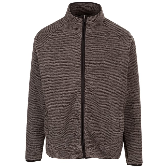 Salo Textured Full Zipper Fleece Jacket
