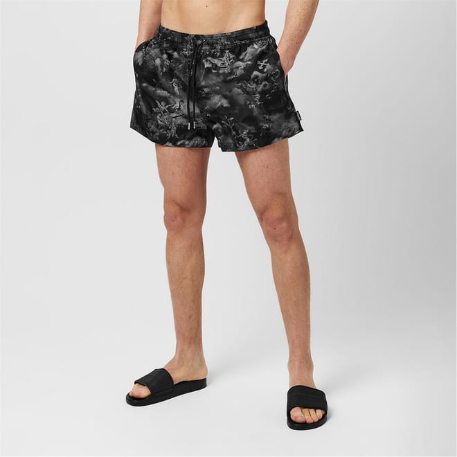 Fresco Graphic Print Swim Shorts