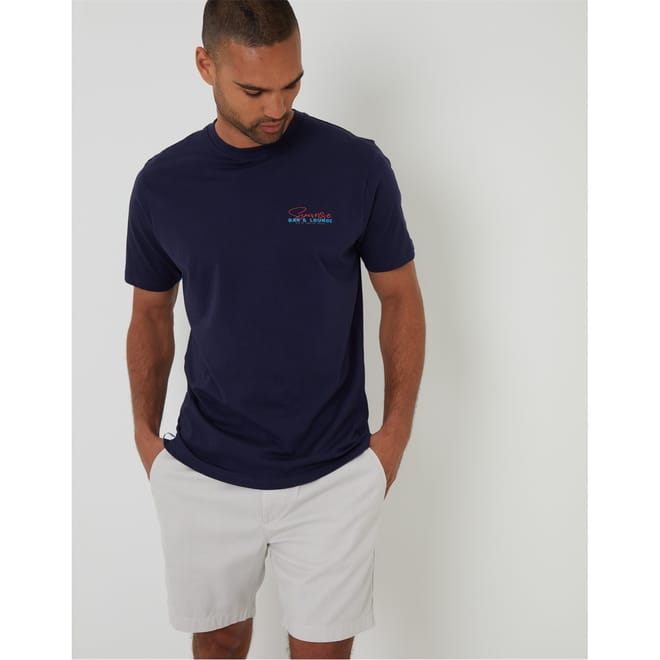 Regular Fit Lettering Crew Neck T-Shirt