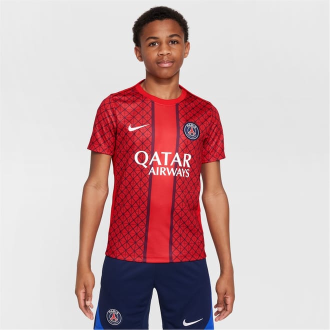 Paris Saint Germain Pre Match Away Shirt 2025 2026 Juniors
