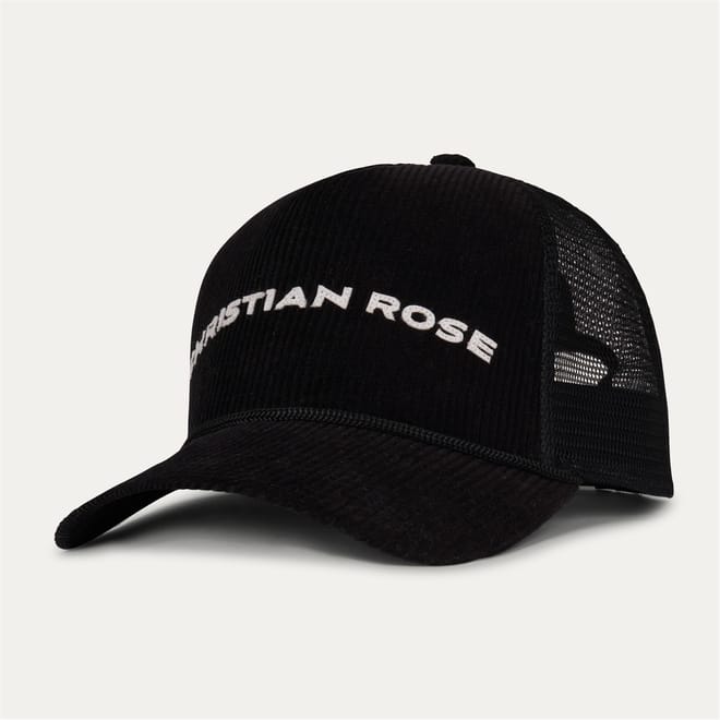 Lettering Adjustable Trucker Cap