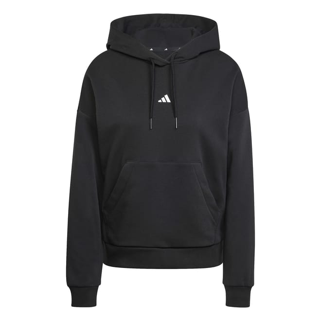 Essentials 3 Stripes Fleece Hoodie