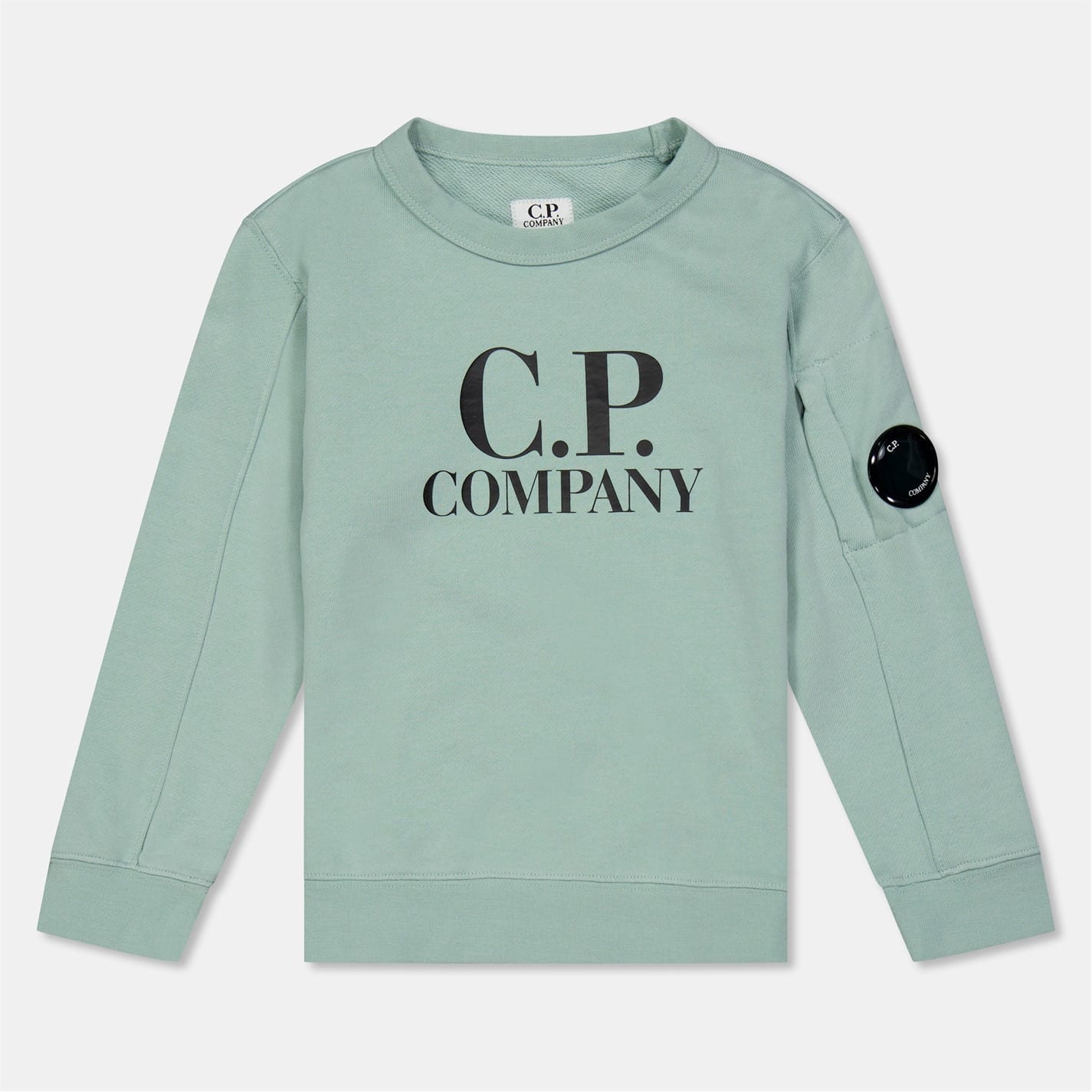 スウェット・トレーナー C.P. COMPANY Lens Patch Sweatshirt Light Blue C.P. COMPANY Lens Patch Sweatshirt Light Blue