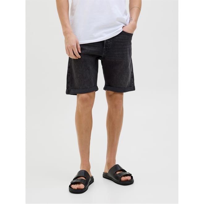 Rick Denim Bermuda Shorts with Banded Hem