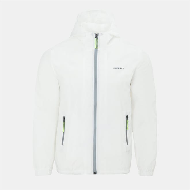 Hooded Windbreaker Elasticated Cuff Jacket