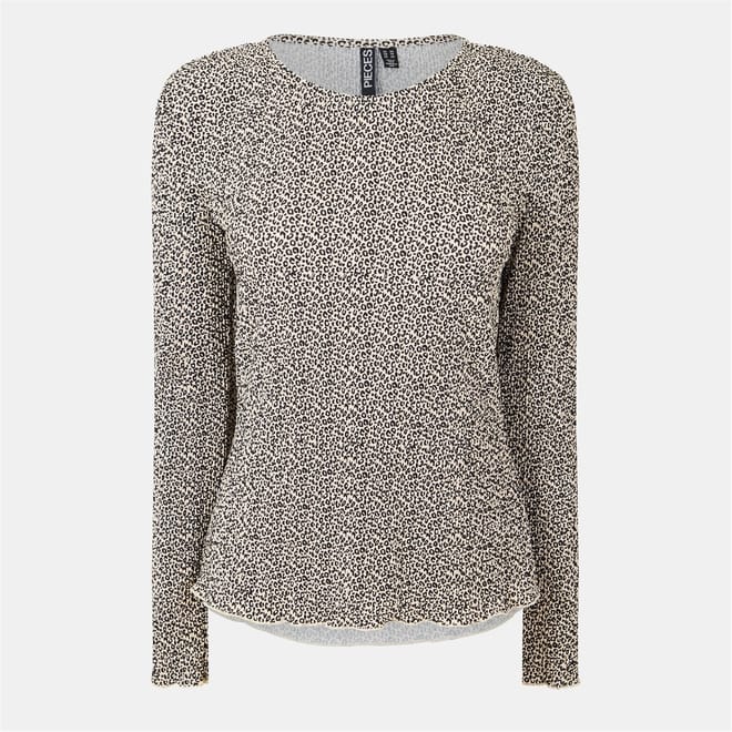 Regular Fit Crew Neck Short Sleeve Blouse