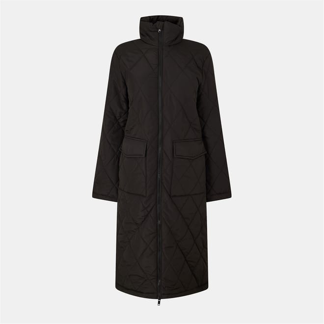 Double Flap Pocket Full Zip Overcoat