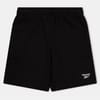 Solid Bermuda Sweat Shorts with Elasticated Waistband