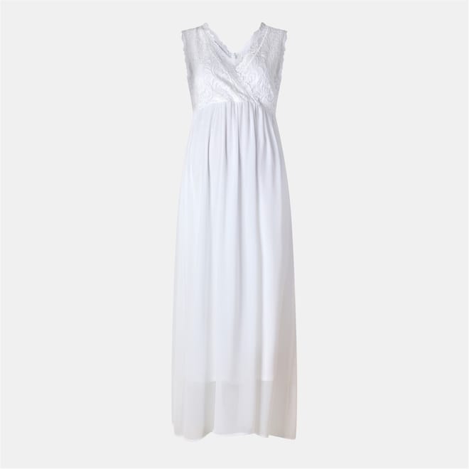Maxi V-Neck Sleeveless A-Line Dress