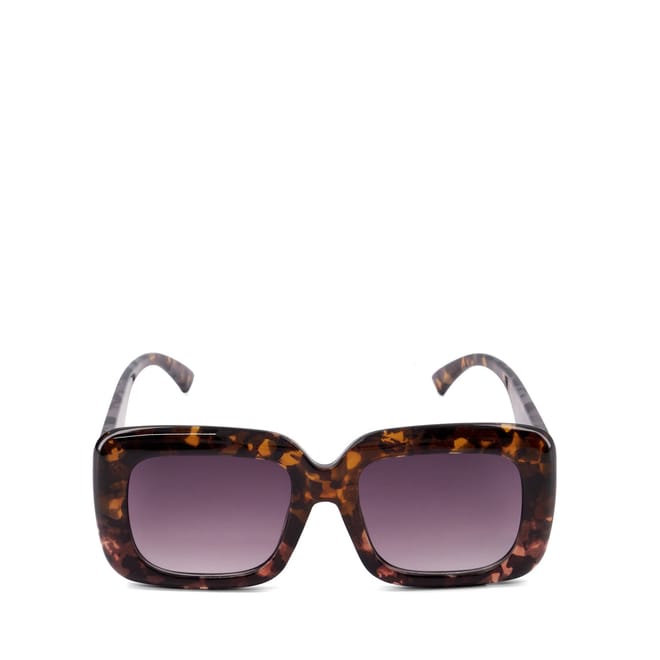Gigi Colourblock Gradient Lens Tortoise Sunglasses