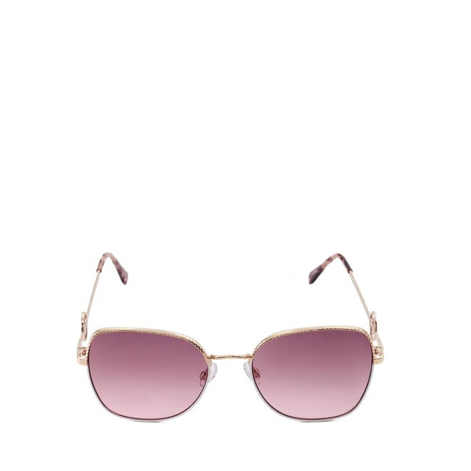 Gilded Metal Frame Sunglasses