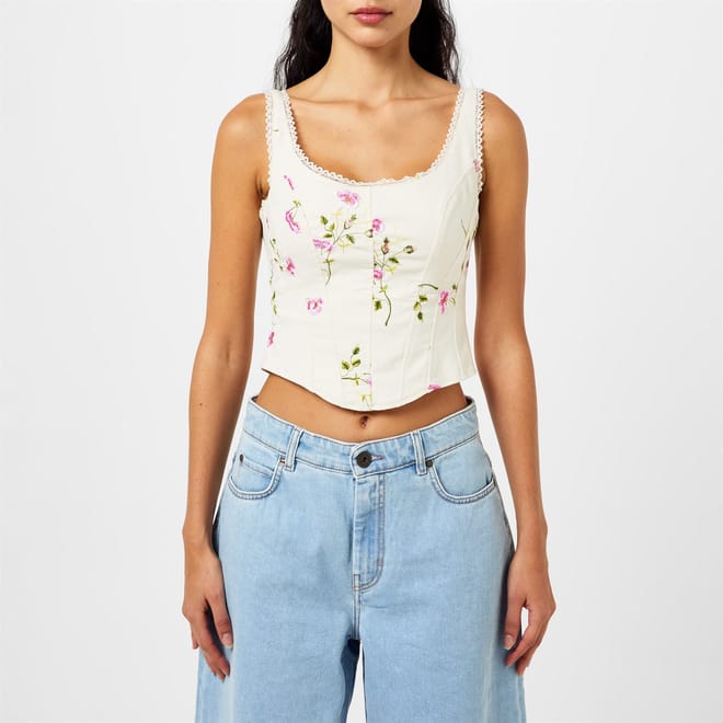 Rhapsody Slim Fit Cropped Tank