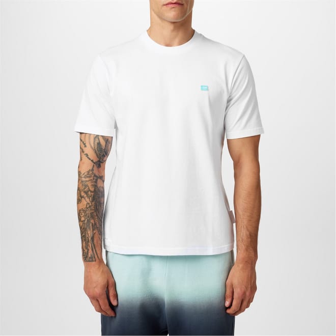 Regular Fit Hand Stitch Short Sleeve Crew Neck T-Shirt