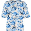 Lovie Relaxed Fit V-Neck Blouse