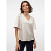 Lovie Relaxed Fit V-Neck Blouse