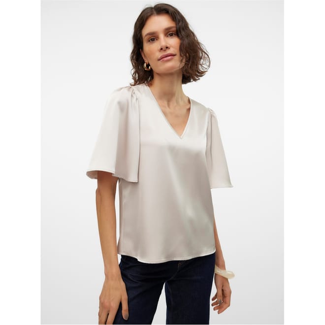Lovie Relaxed Fit V-Neck Blouse