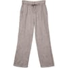 Line Solid Patterned Straight Pants