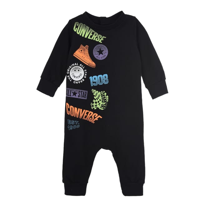 Infants Distored Long Sleeve Coverall