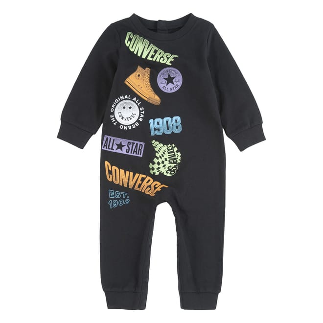 Infants Distored Long Sleeve Coverall