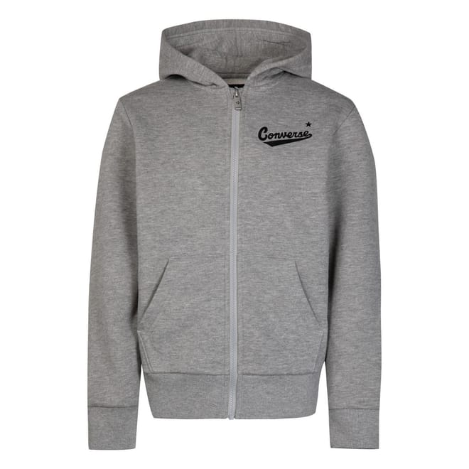 Juniors Logo Graphic Full-Zip Hoodie