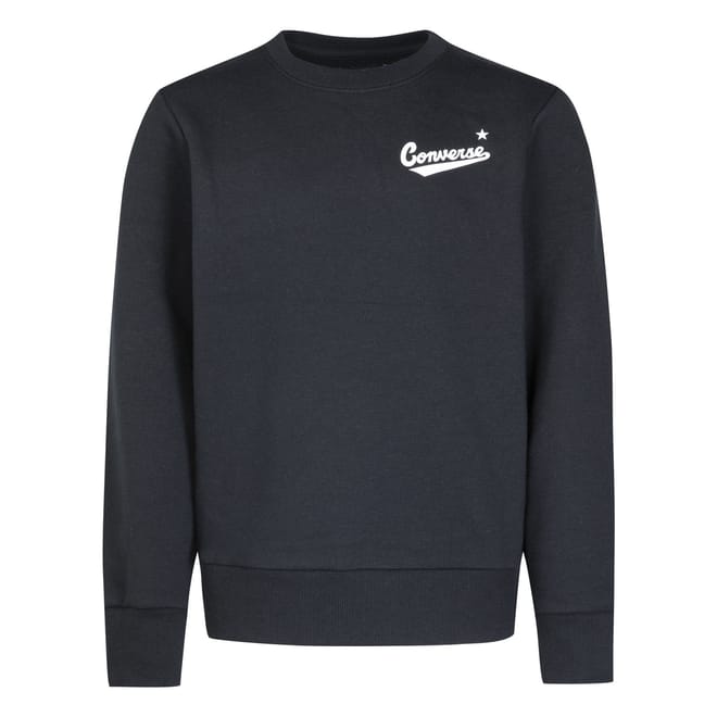 Juniors Logo Graphic Crewneck Sweatshirt