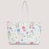 Floral Patterned Tote with Detachable Strap