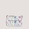 Floral Patterned Cross Body with Detachable Strap