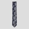 Silver Floral Tie