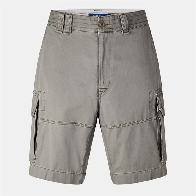Solid Patterned Cargo Shorts