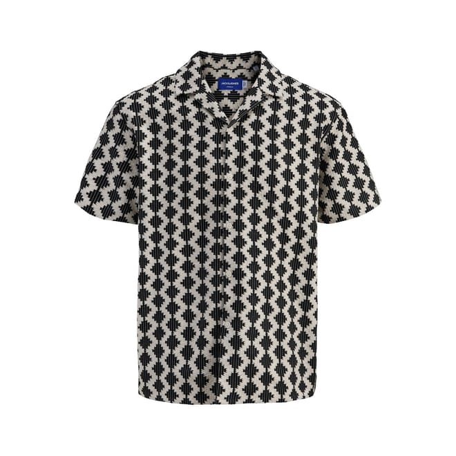 Geometric Patterned Short Sleeve Shirt