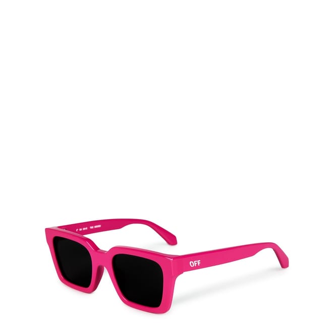 Logo Print Square Frame Sunglasses
