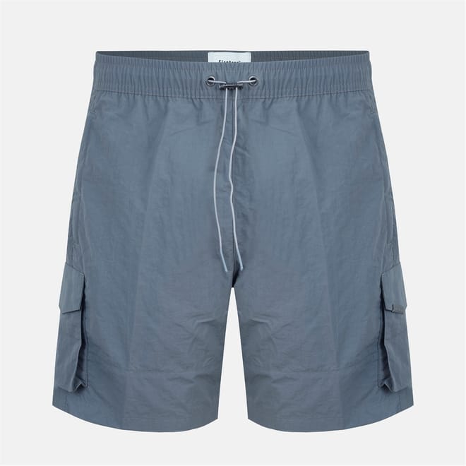 Cargo Solid Patterned Shorts