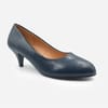 Low Heel Block Court Shoes
