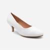 Low Heel Block Court Shoes