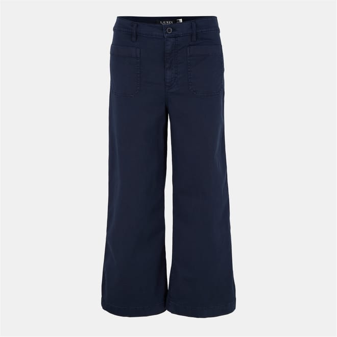 Yurshane Solid Patterned Wide Leg Culotte