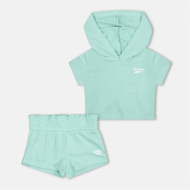 Hooded Neck Short Sleeve T-Shirt and Short Set