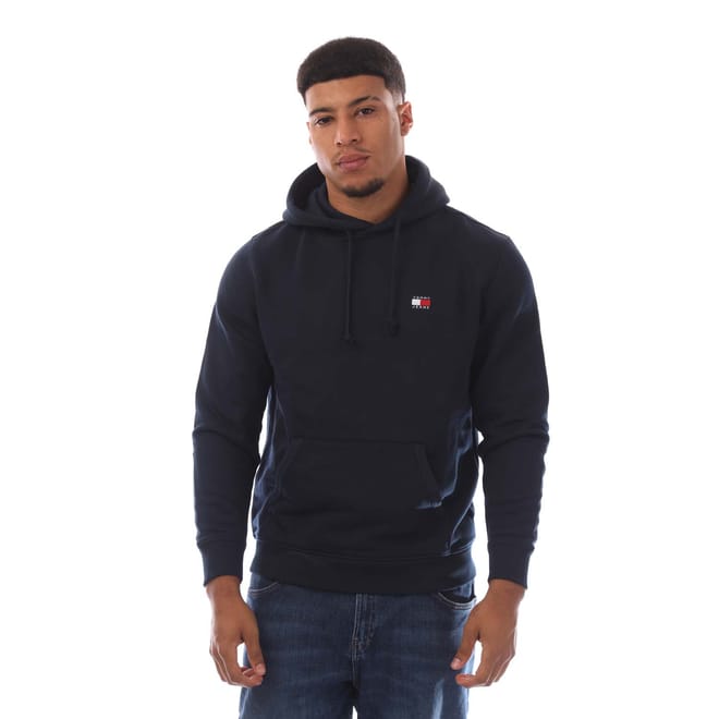 Tonal Badge Drawstring Hoodie