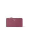 London Molly Zip Top Leather Card Pouch