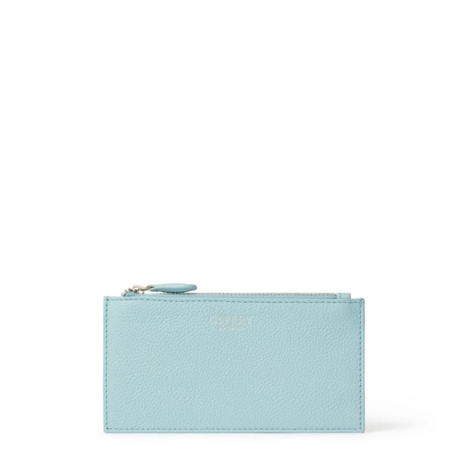 London Molly Zip Top Leather Card Pouch