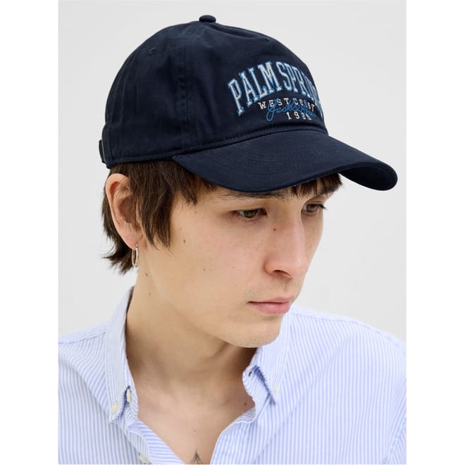Jacpalme Lettering Curved Brim Dad Cap