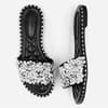 Belle Open Toe Flat Heel Slide Sandals