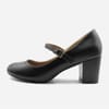 Block Heel Round Toe Mary Janes