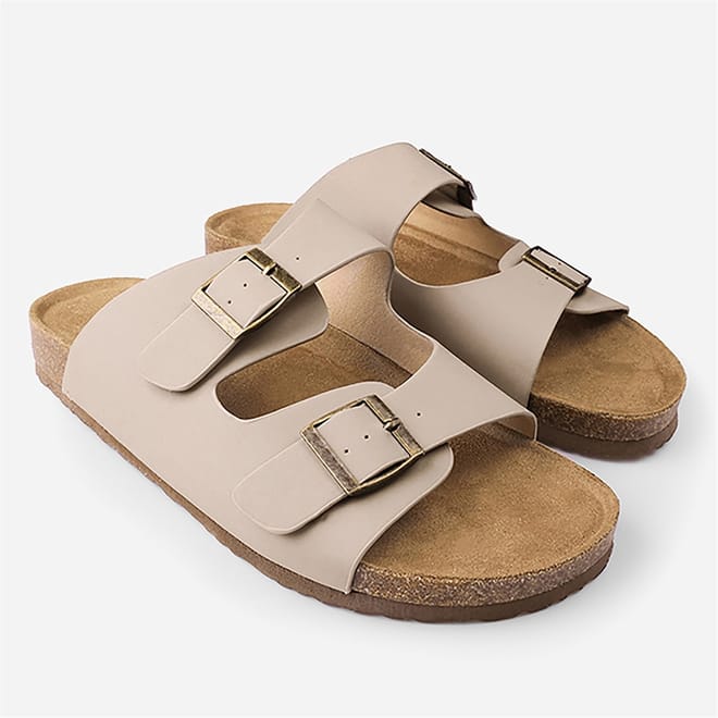 Willow Open Toe Flat Heel Slides