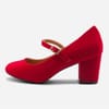Block Heel Round Toe Mary Janes