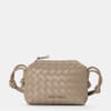 Woven Textured Cross Body with Detachable Strap