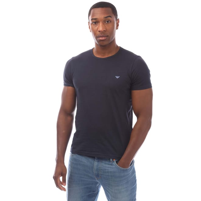 Mens 2 Pack Assorted Crew Neck T-Shirt