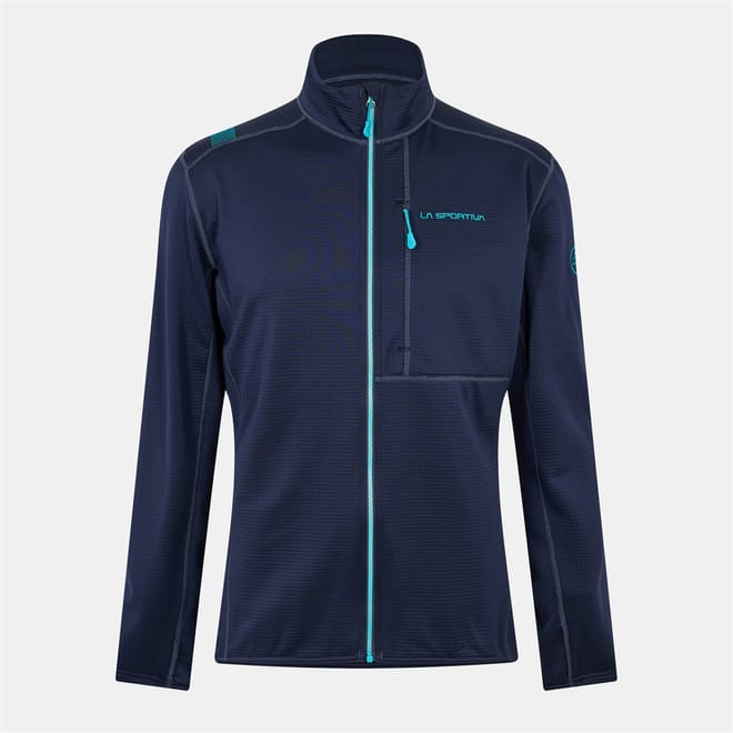 Sport Solid Patterned Fleece Jacket