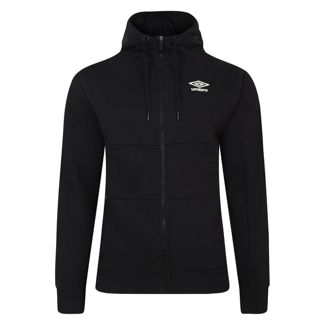 Hooded Neck Ribbed Cuff Full Zipper Sweatshirt Jacket