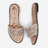 Belle Open Toe Flat Heel Slides