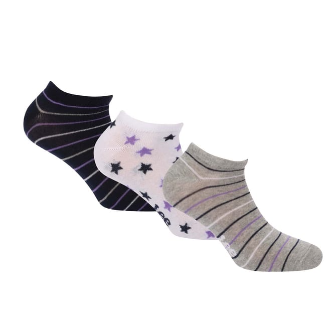 3 Pack of Trainer Liner Socks